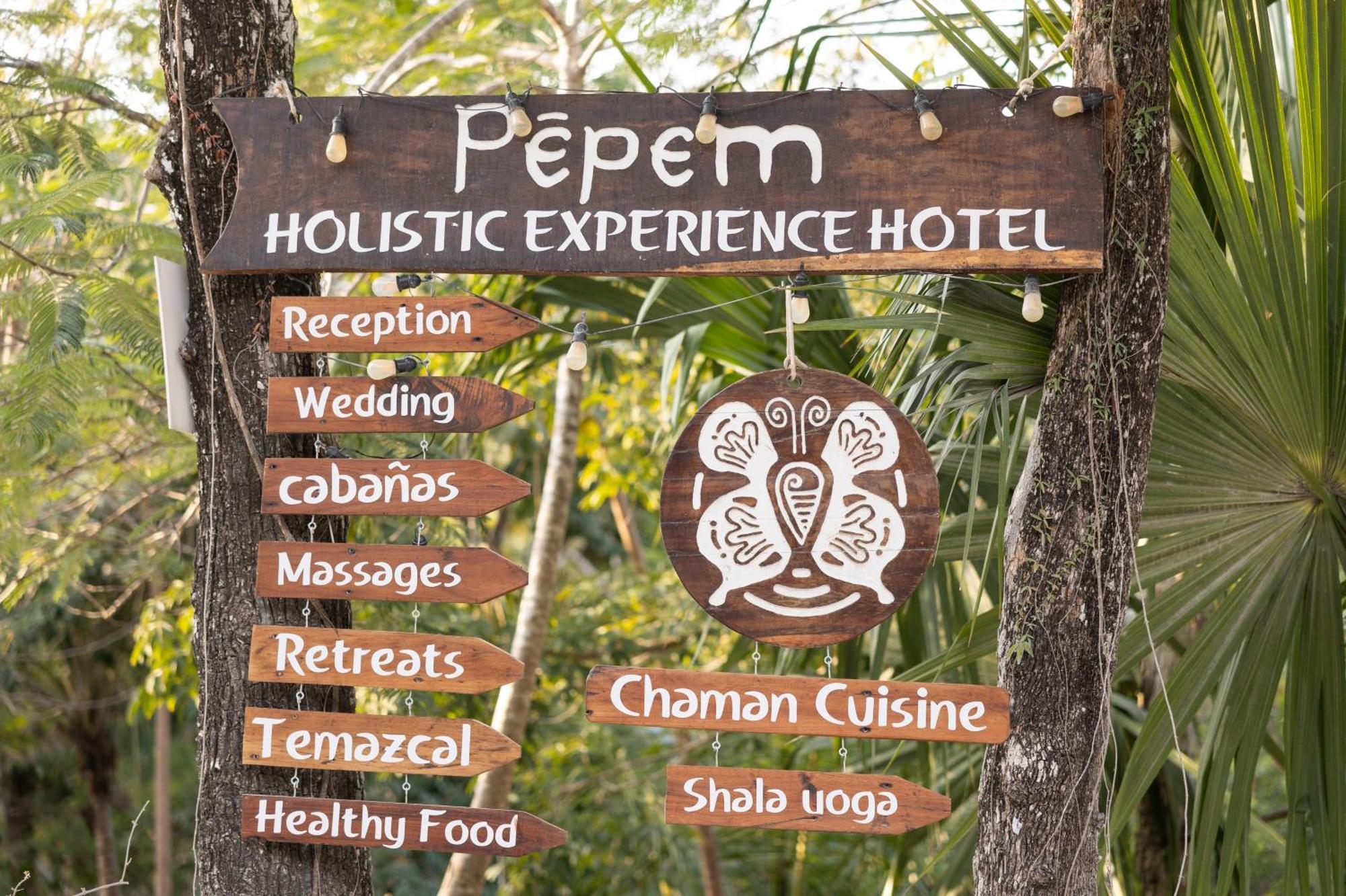 Pepem Holistic Experience - Peaceful Retreat Near Tulum (Adults Only) Villa Eksteriør billede
